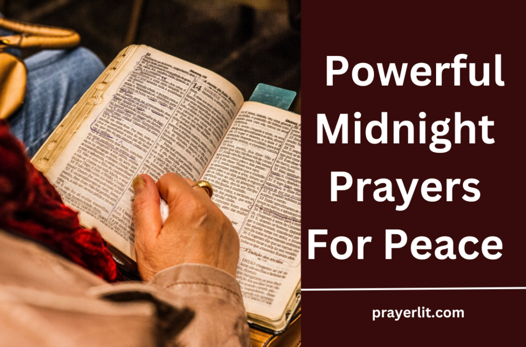 Midnight Prayers For Peace