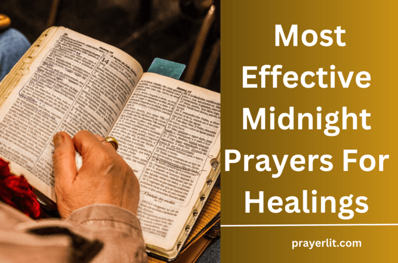 25 Most Effective Midnight Prayers For Healings 2026 - PrayerLit