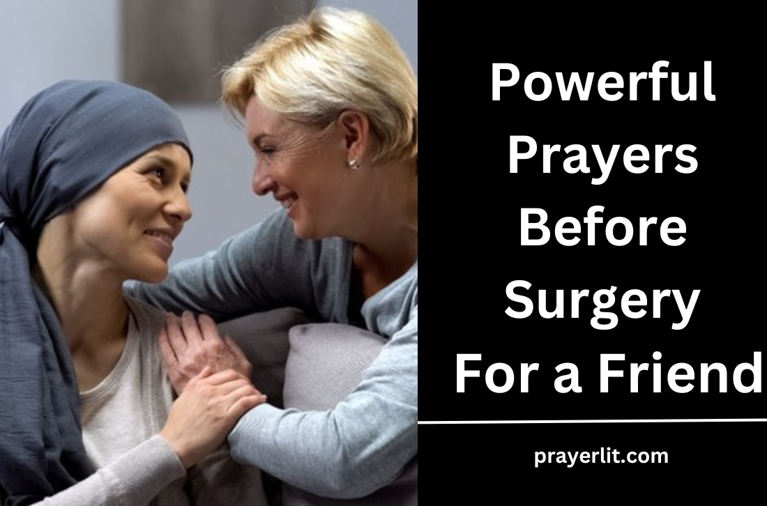 Prayers Before Surgery For a Friend