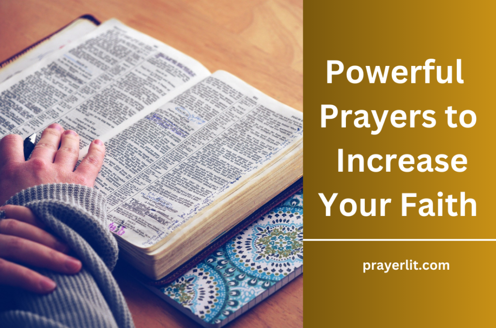 Prayers to Increase Your Faith