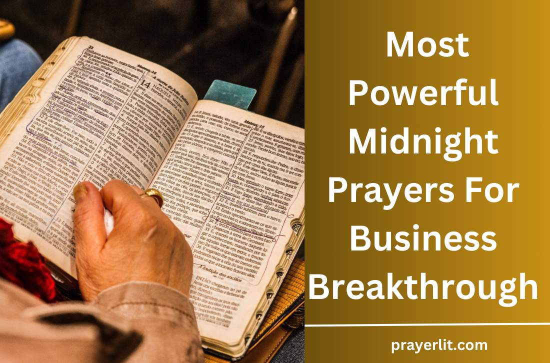 Midnight Prayers For Business Breakthrough