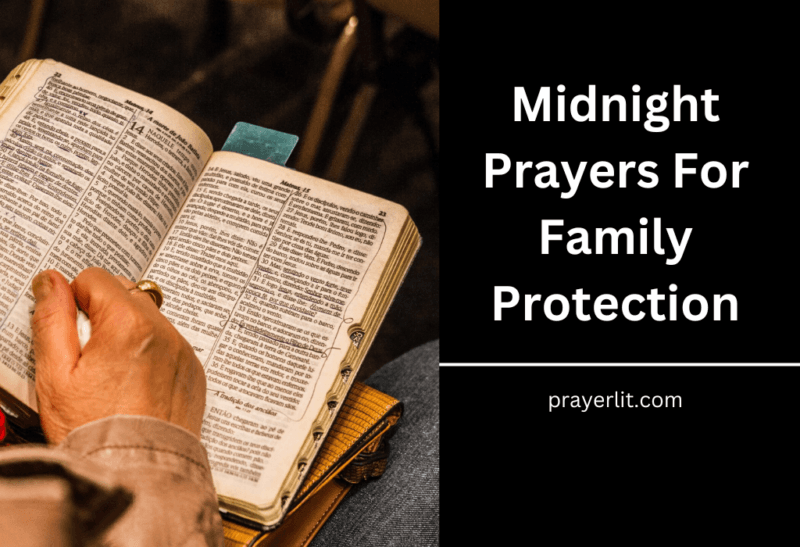 30 Powerful Midnight Prayers For Family Protection (2026) - PrayerLit