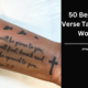 Bible Verse Tattoos For Women