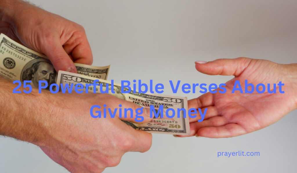 Bible Verses About Giving Money