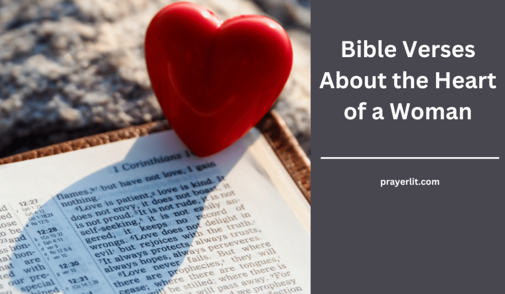 Bible Verses About the Heart of a Woman