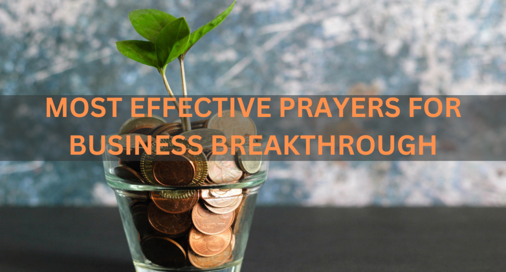 prayers for business breakthrough