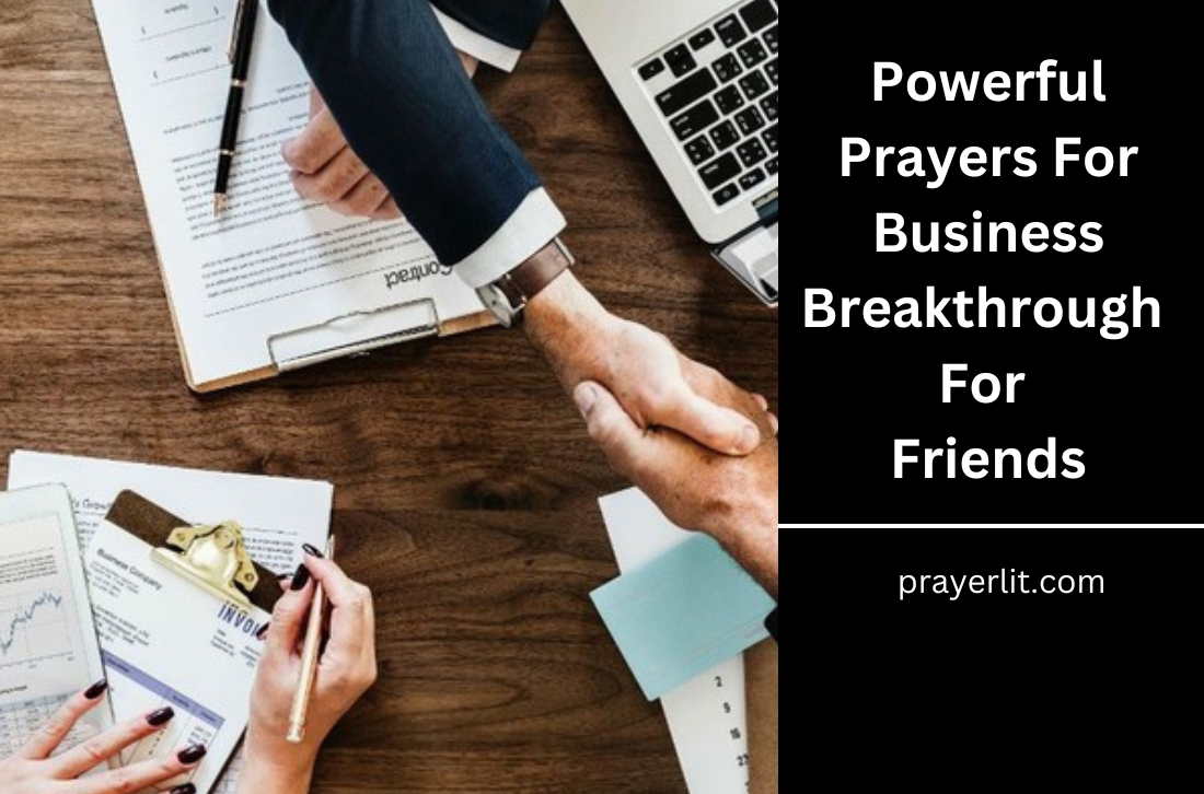 Prayers For Business Breakthrough For Friends