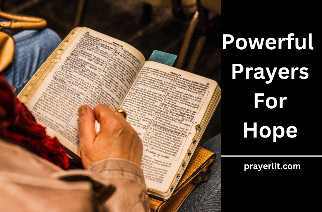 20 Powerful Prayers For Hope (2025) - PrayerLit