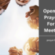 Opening Prayers For a Meeting