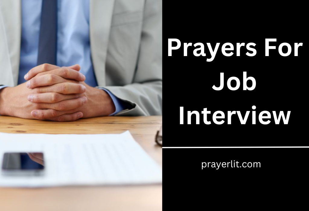 Prayers For Job Interview