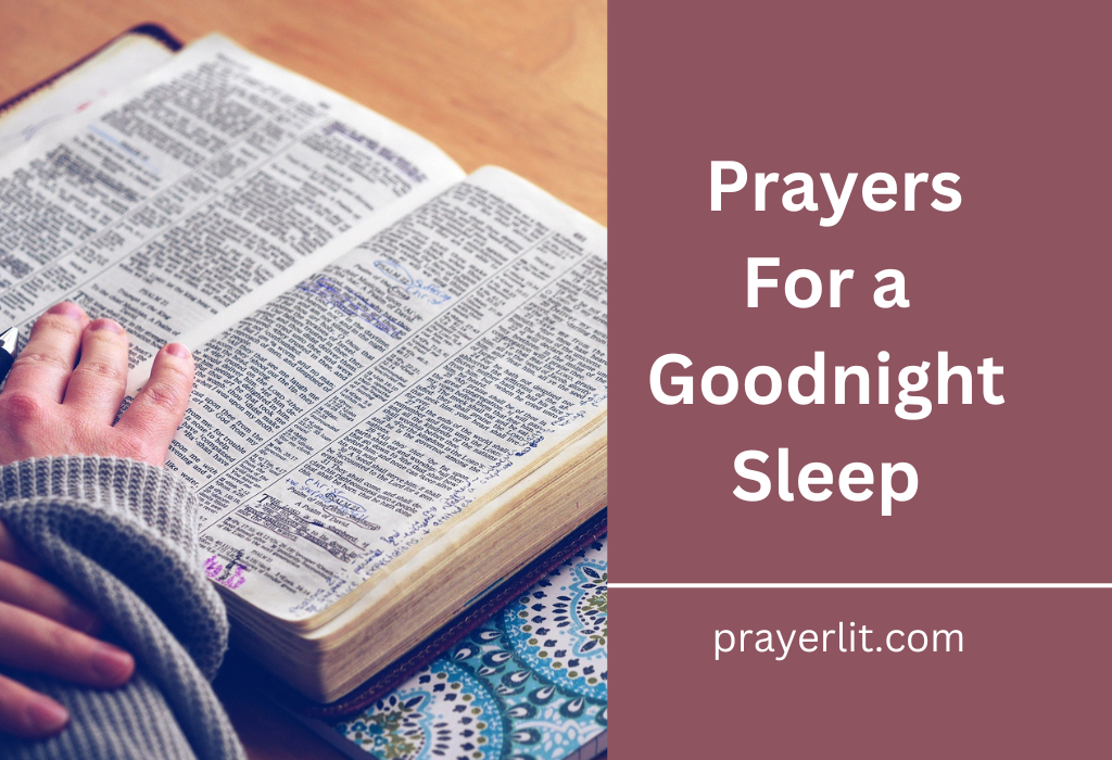 30 Powerful Prayers For a Goodnight Sleep (2025) - PrayerLit