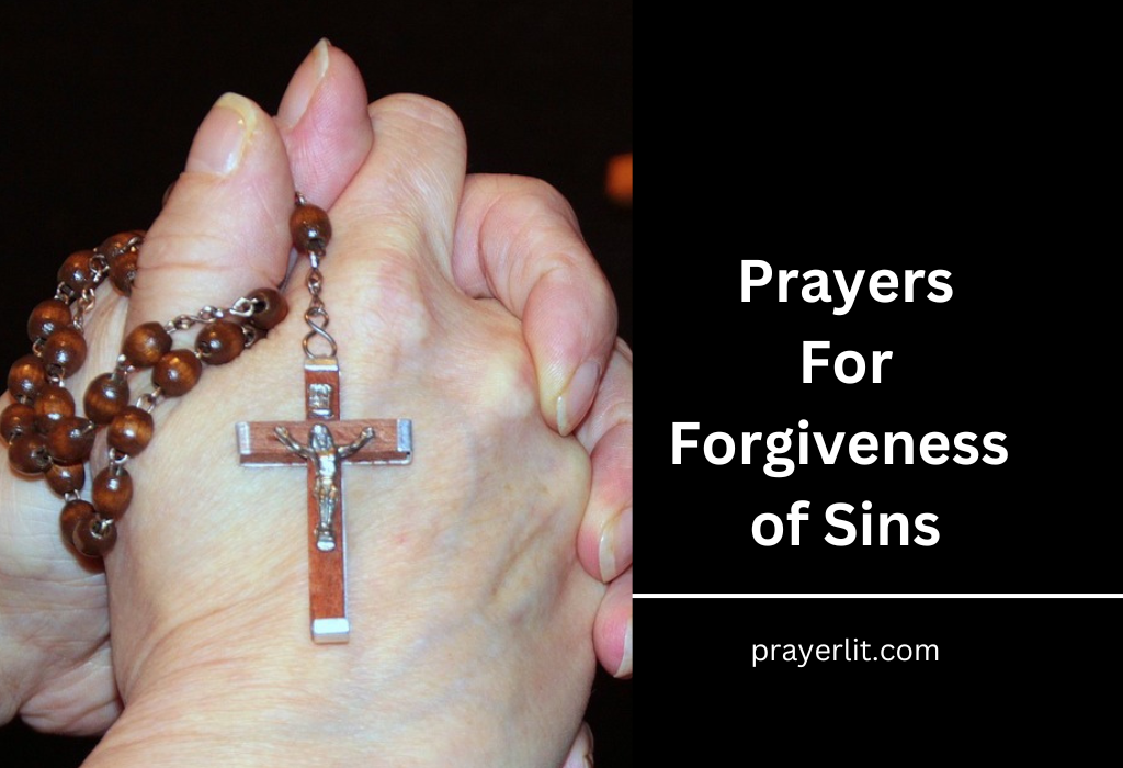 Prayers For Forgiveness of Sins