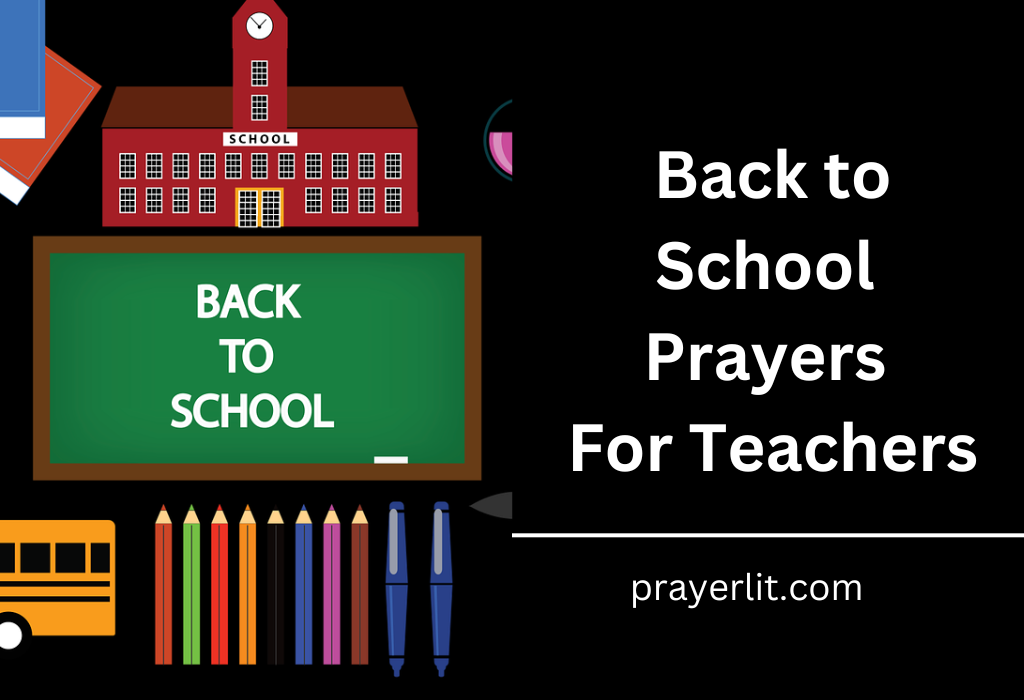 Back to School Prayers For Teachers