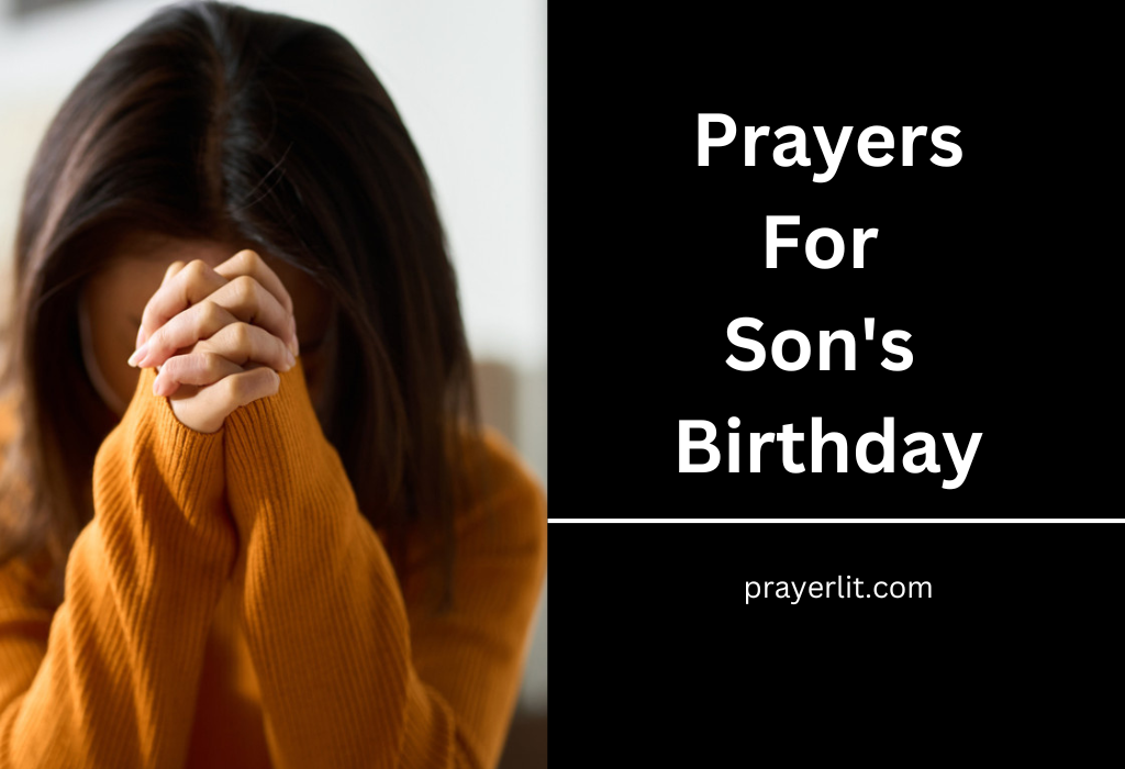 Prayers For Son's Birthday