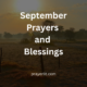 September Prayers and Blessings