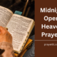 Midnight Open Heaven Prayers