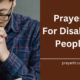 Prayers For Disabled People