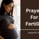 Prayers For Fertility