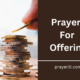 Prayers For Offering