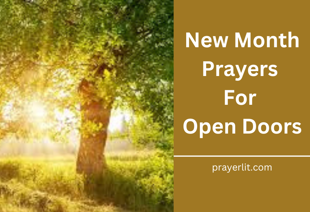 New Month Prayers For Open Doors