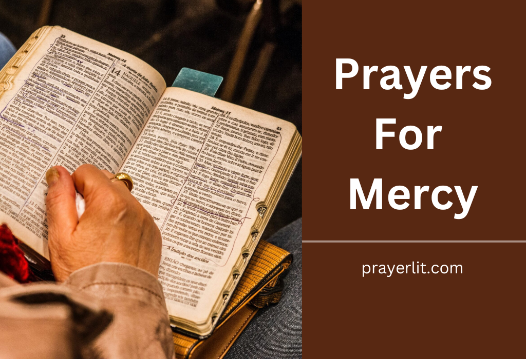 Prayers For Mercy