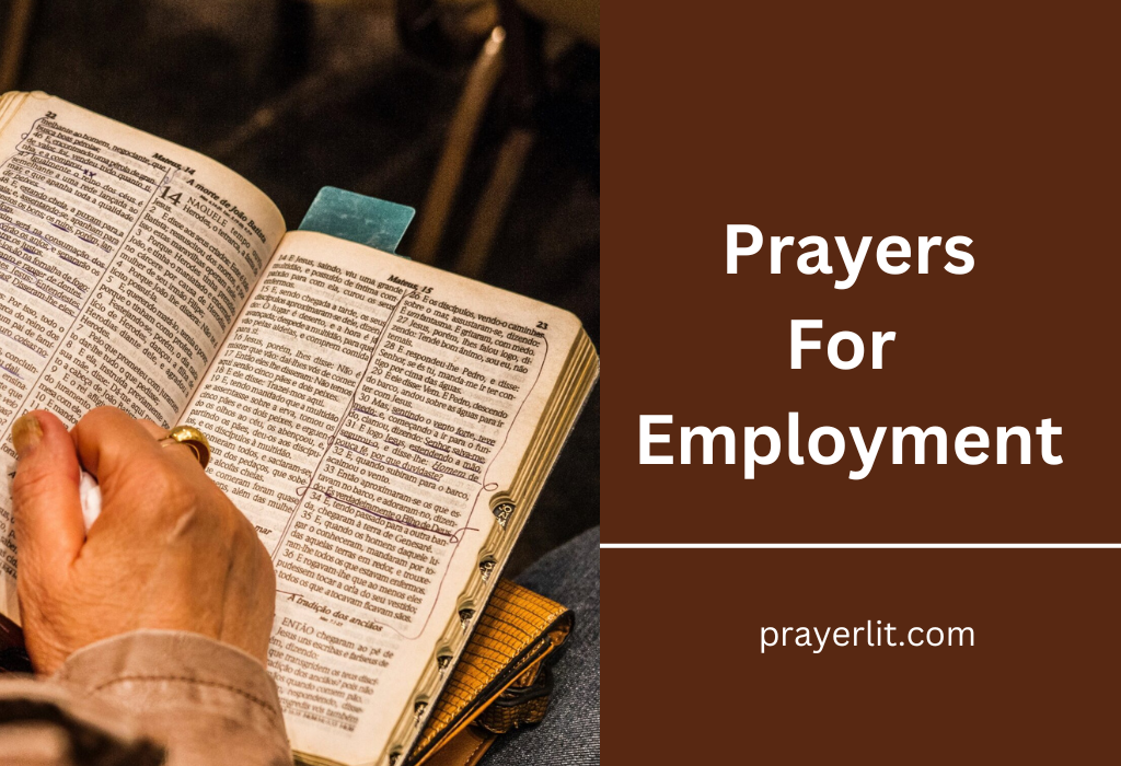 Prayers For Employment