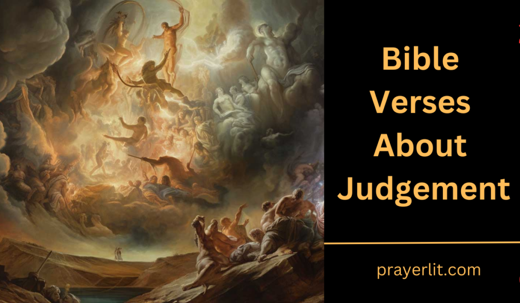 Bible Verses About Judgement