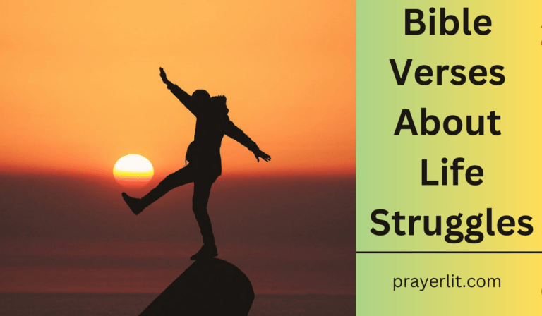 30 Powerful Bible Verses About Life Struggles (2026) - PrayerLit