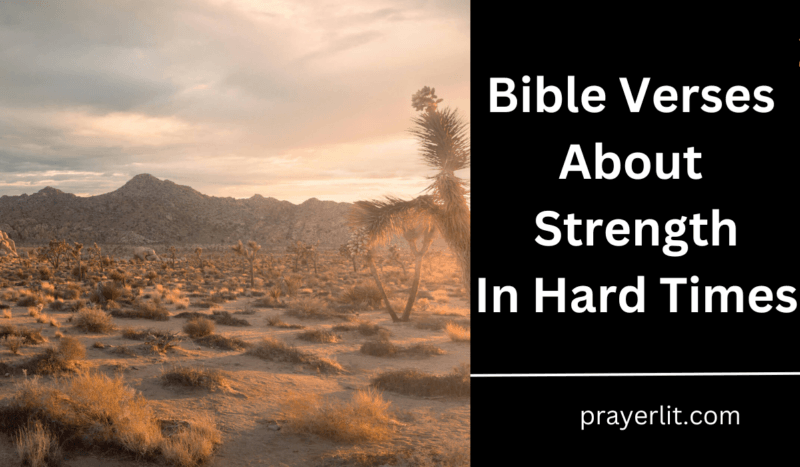 30 Powerful Bible Verses About Strength In Hard Times (2026) - PrayerLit