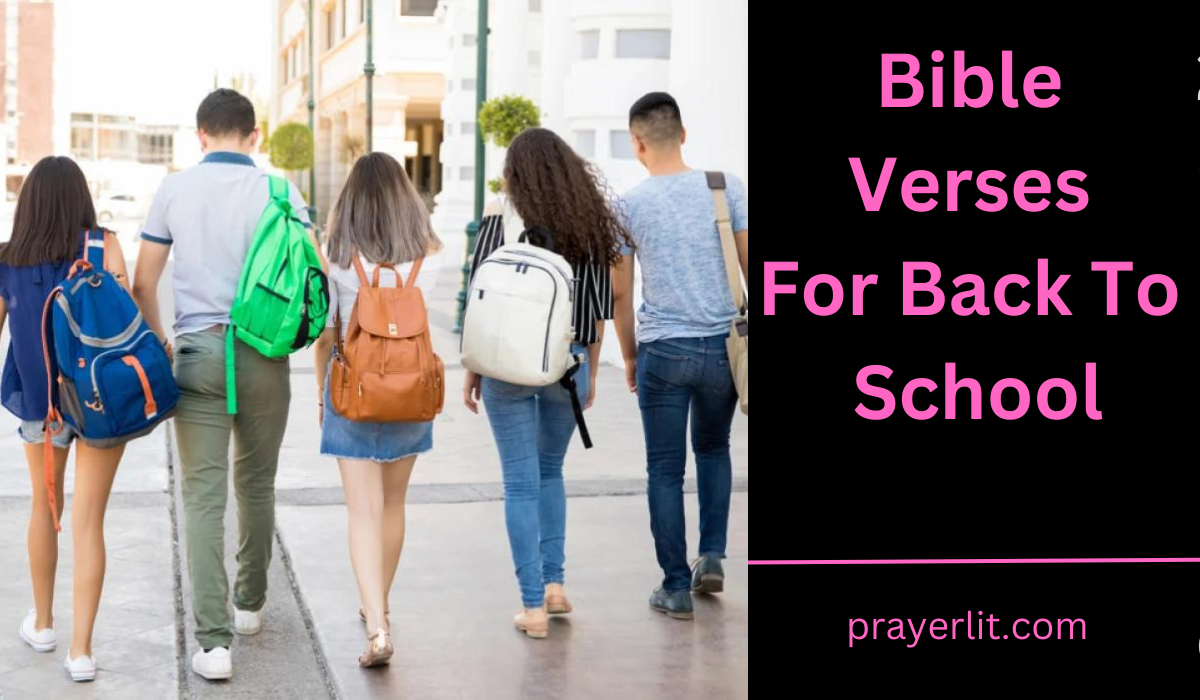  Bible Verses For Back To School