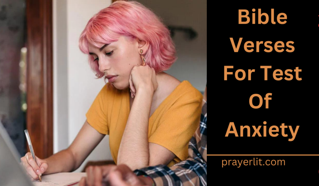 Bible Verses For Test Of Anxiety