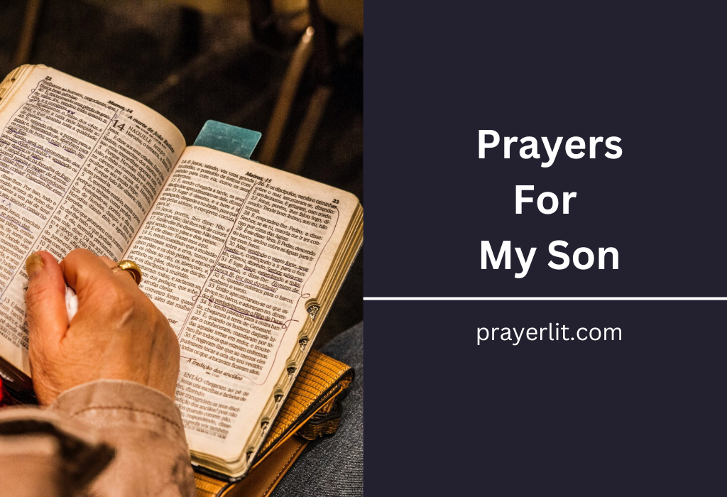 30 Effective Prayers For My Son (2025) - PrayerLit