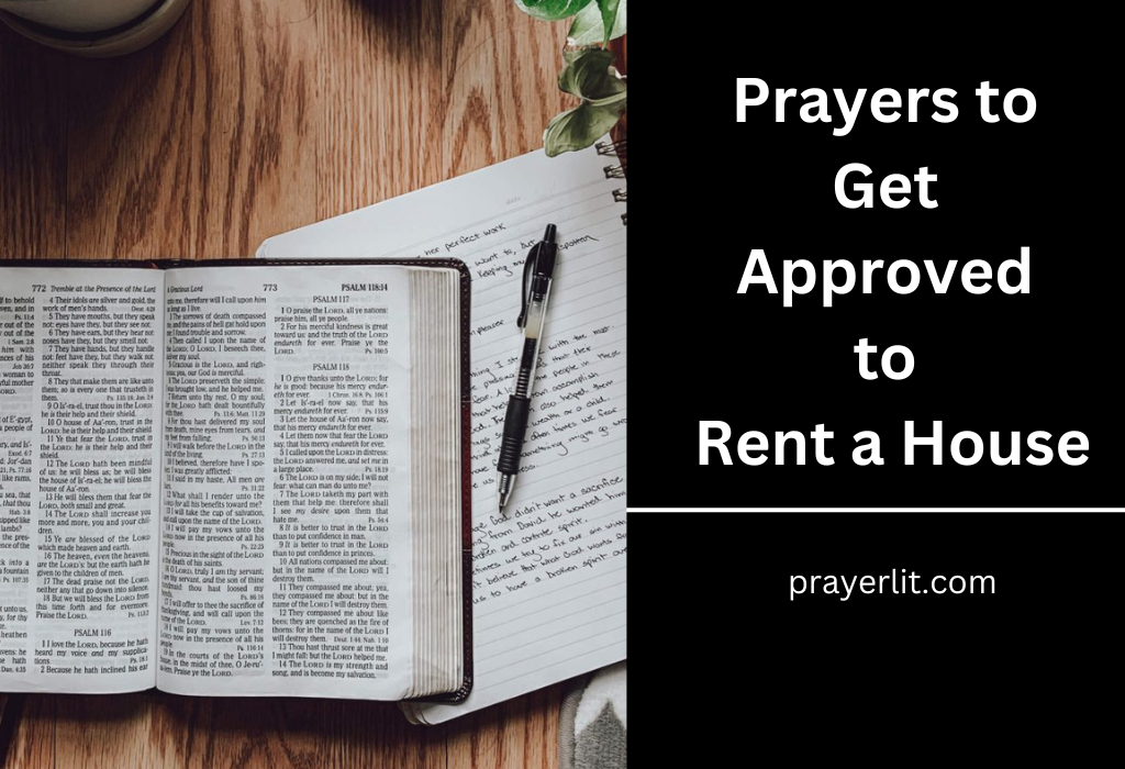 Prayers to Get Approved to Rent a House