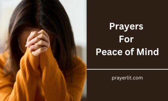 Prayers For Peace of Mind