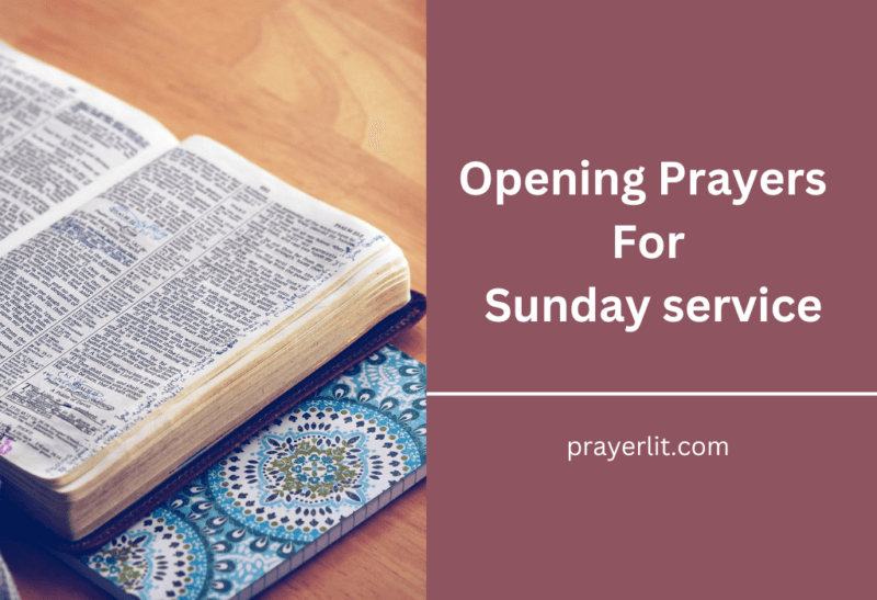 33 Powerful Opening Prayers For Sunday service (2026) - PrayerLit