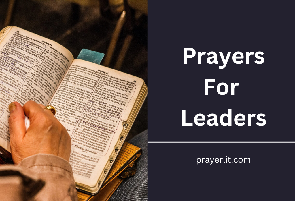 Prayers For Leaders