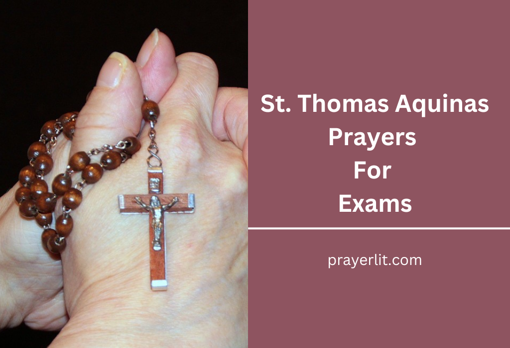 St. Thomas Aquinas Prayers For Exams