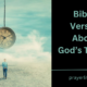 Bible Verses About God's Timing