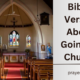 Bible Verses About Going To Church