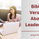 Bible Verses About Leadership