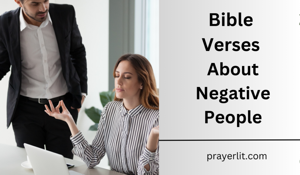 Bible Verses About Negative People