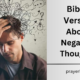 30 Painful Bible Verses About Negative Thoughts