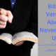 Bible Verses About Never Giving Up