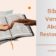 Bible Verses About Restoration