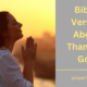 Bible Verses About Thanking God