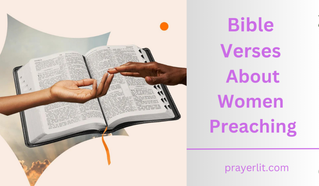 Bible Verses About Women Preaching