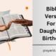 Bible Verses For A Daughters Birthday