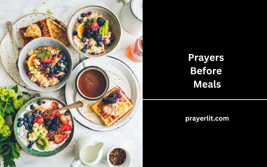 Prayers Before Meals