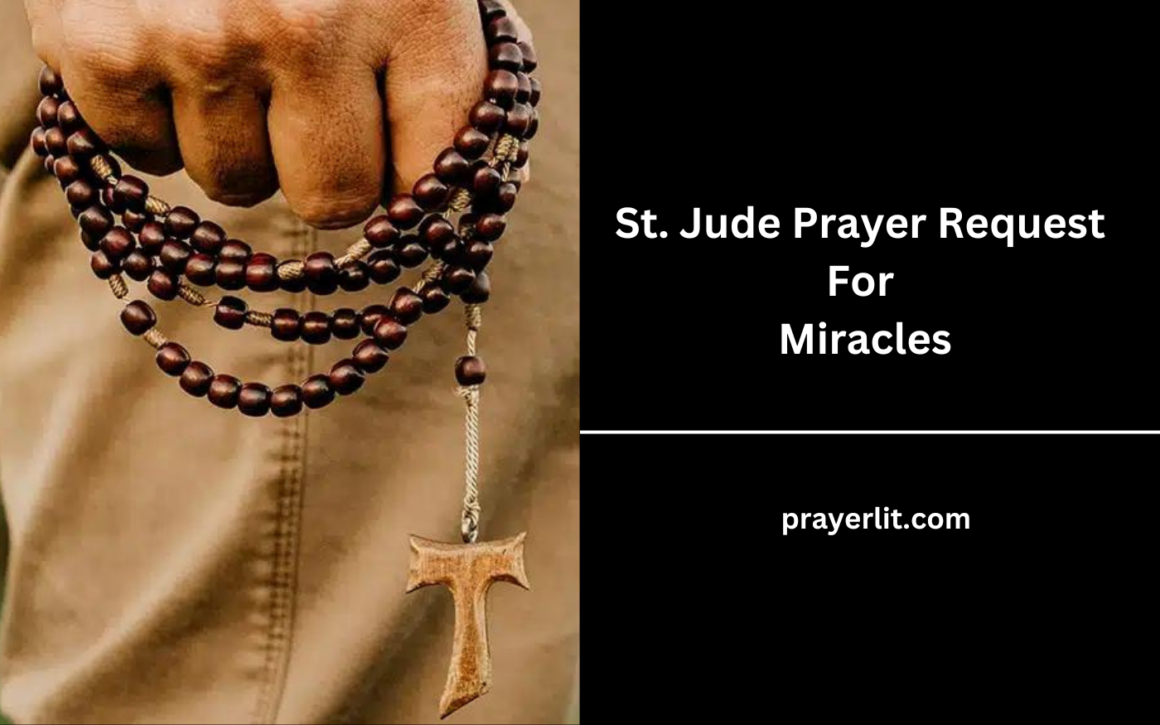 30 Efficient St. Jude Prayer Request For Miracles (2024) PrayerLit