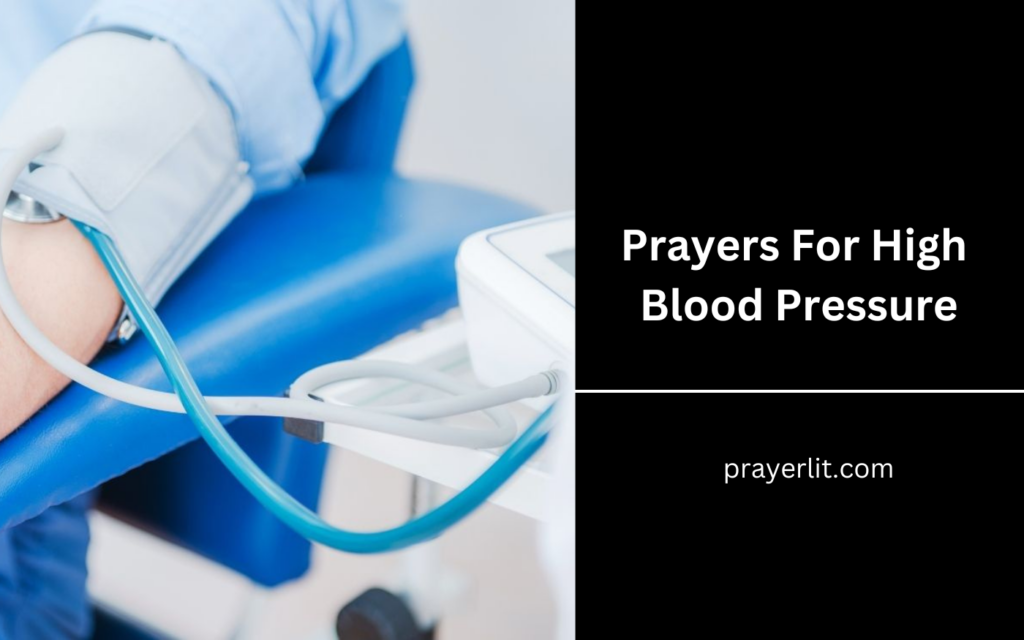 Prayers For High Blood Pressure